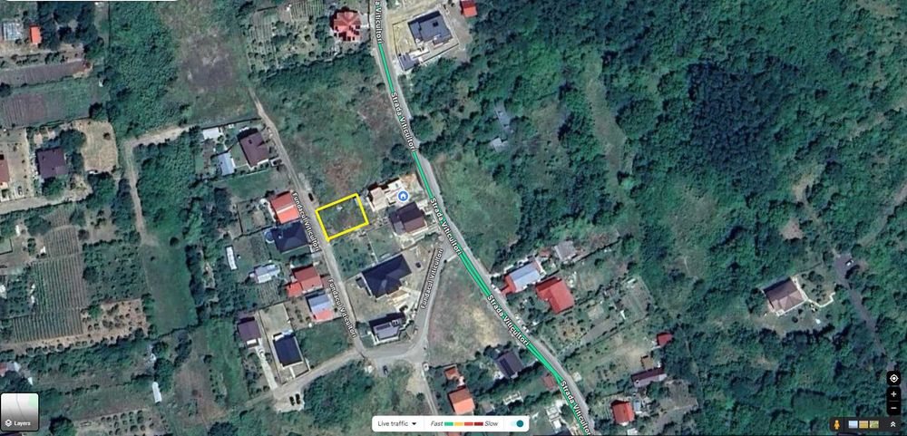 Teren Viticultori (Copou) - 400m - PUZ si CU - Priveliste Superba