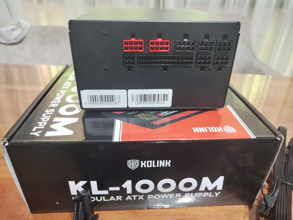 Продавам работещо захранване KOLINK KL-1000M - 1000W - 80 PLUS BRONZE