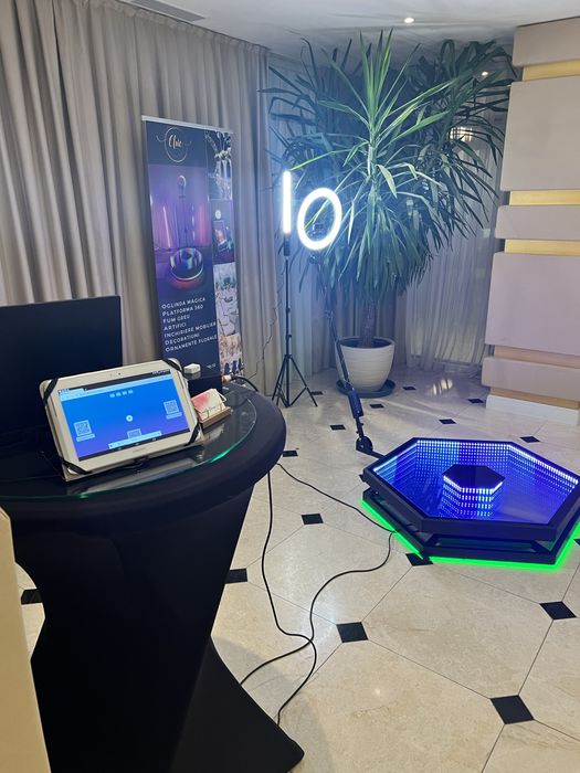 Cabina Foto, Video Booth 360, Fum greu, inchirieri mobilier,baloane