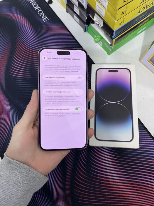 Iphone 14 Pro max 128gb емкость 81%