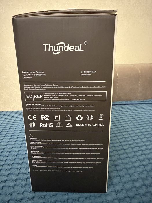 Продам абсолютно новый проектор ThundeaL TD95MAX