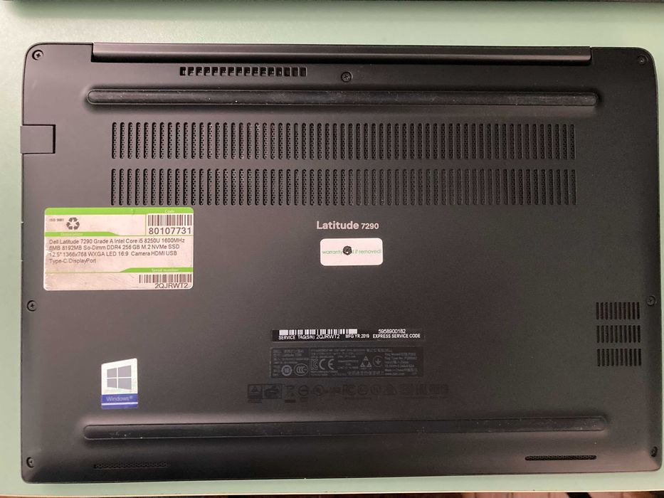 Dell Latitude 7290 | i5-8250U | 8GB DDR4 | 256GB NVMe