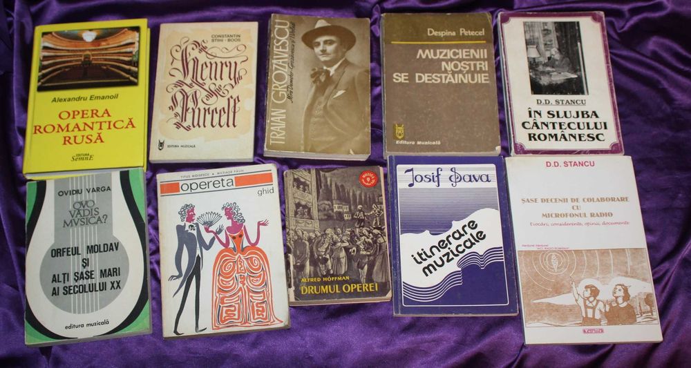 32 carti muzica istoria muzicii Iosif Sava Itinerare Alexandru Emanoil Verismul Opera italiana in capodopere Opera romantica rusa George nescu