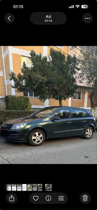 Opel astra h verde metalizat