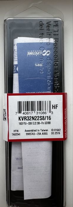 ОЗУ 16GB DDR4 kingston