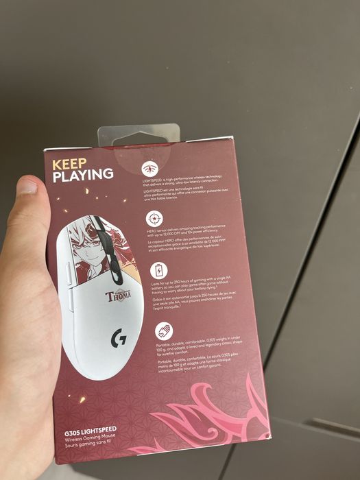 НОВЫЙ Мышь Genshin Thoma Logitech G305 Lightspeed