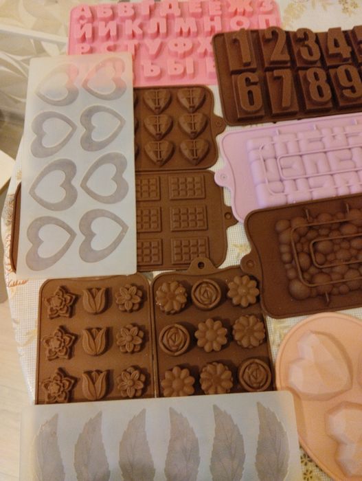 Продам силиконовые формочки.