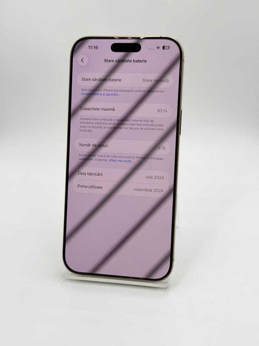 Amanet Lucky Gold VITAN / Iphone 16 PRO MAX / 256 GB 93% BAT 478 INC / Factura / Garantie #54788