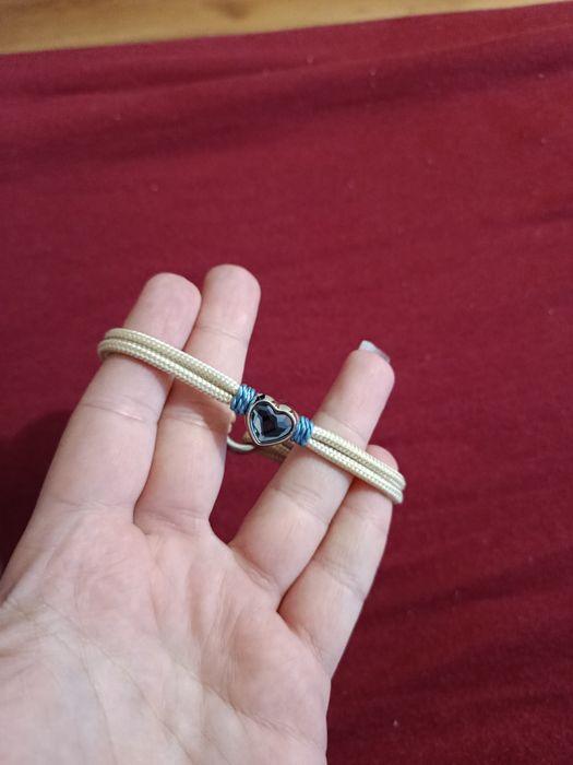 Brățară Constantin Nautics cu inima albastra