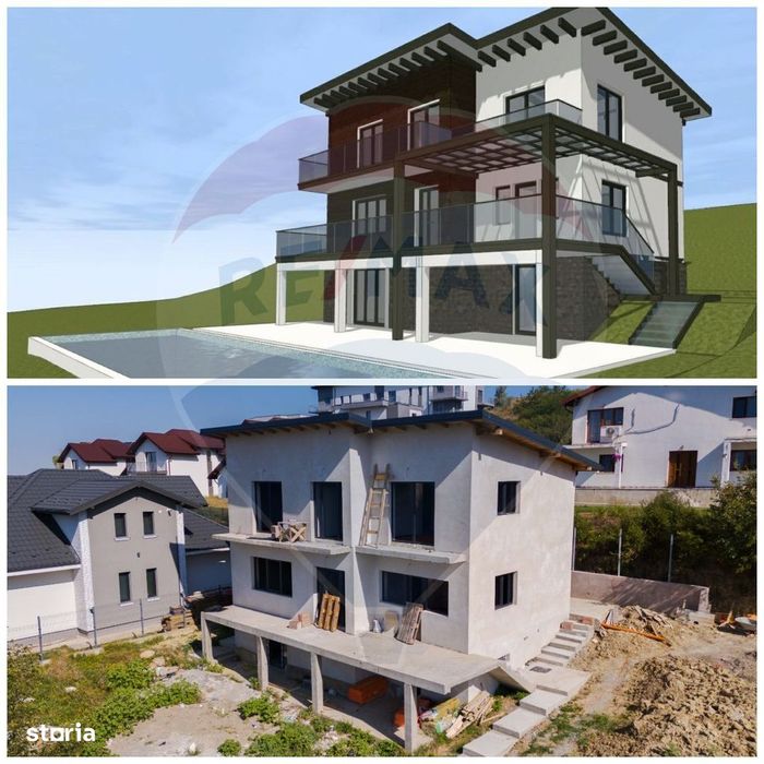 VIlă la Cheie de vânzare, 5 camere, în Iași zona Mănăstirea Bucium