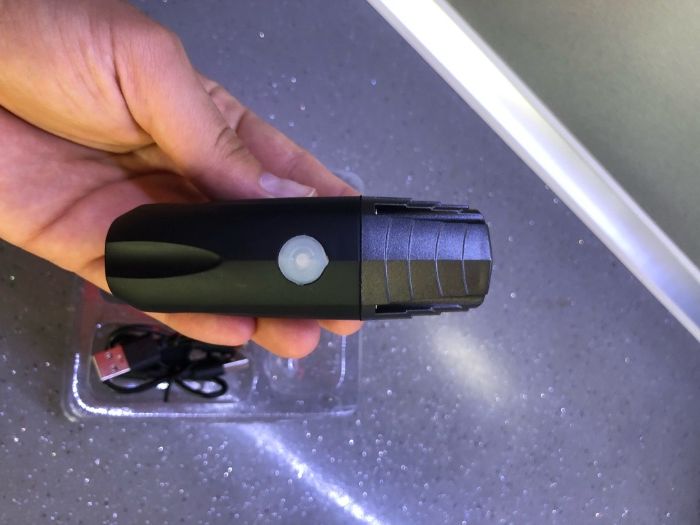 Фар (120м) и габарит за велосипед комплект