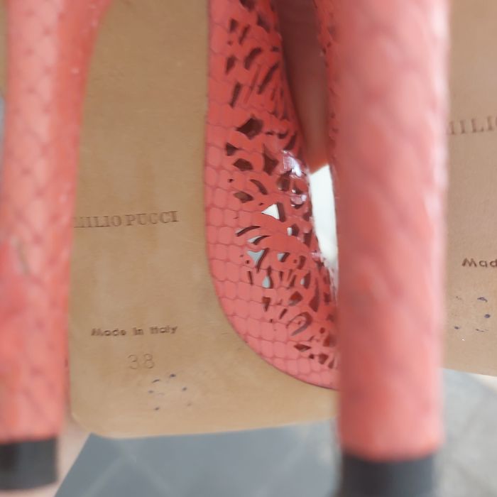 Pantofi de piele Emilio Pucci