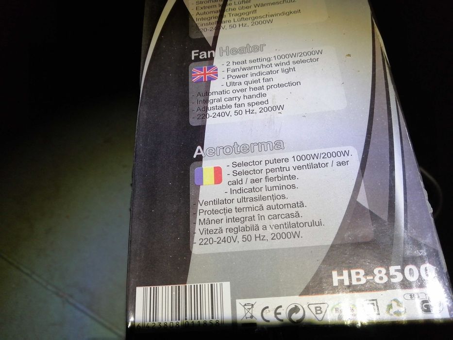 Aeroterma -Încălzitor ventilator Hansboro