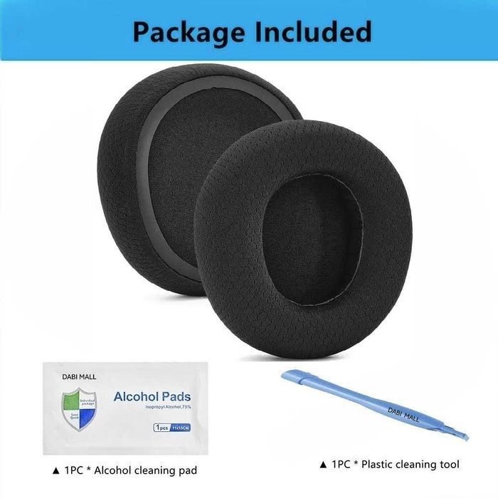 Set 2 bureti pentru casti SteelSeries Arctis Nova Pro Wired/cu fir, Nova 7X/7P/7/5X/5P/5/4X/4P/4 Wireless, Nova 3X/3P/3/1X/1P/1 Wired/cu fir - Plasa