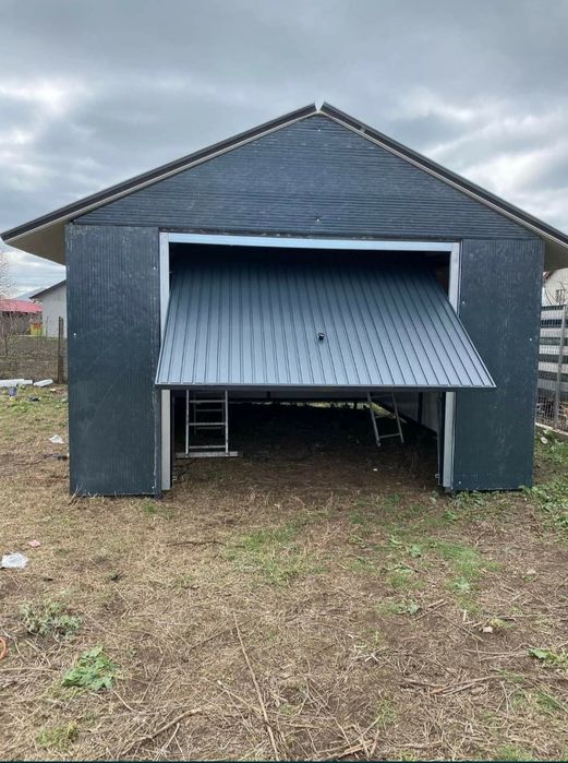 Vând garaj auto pe structură metalică