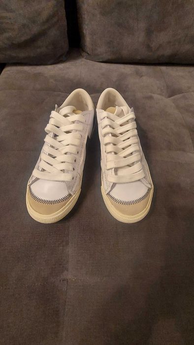 Nike Sportswear Ниски маратонки 'BLAZER 77 JUMBO' в Бяло