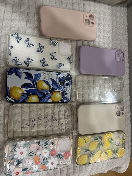 Калъф за iphone 15  9 броя цената е за всички