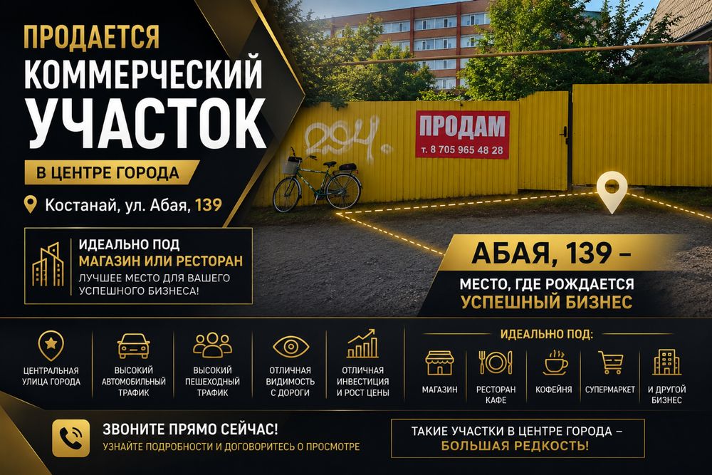 Продам участок в центре города 6 соток