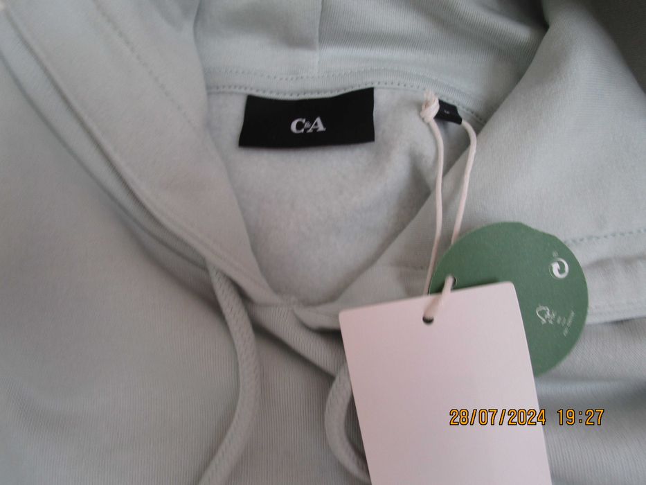 Мъжки суитшърт, размер L, бледо зелен