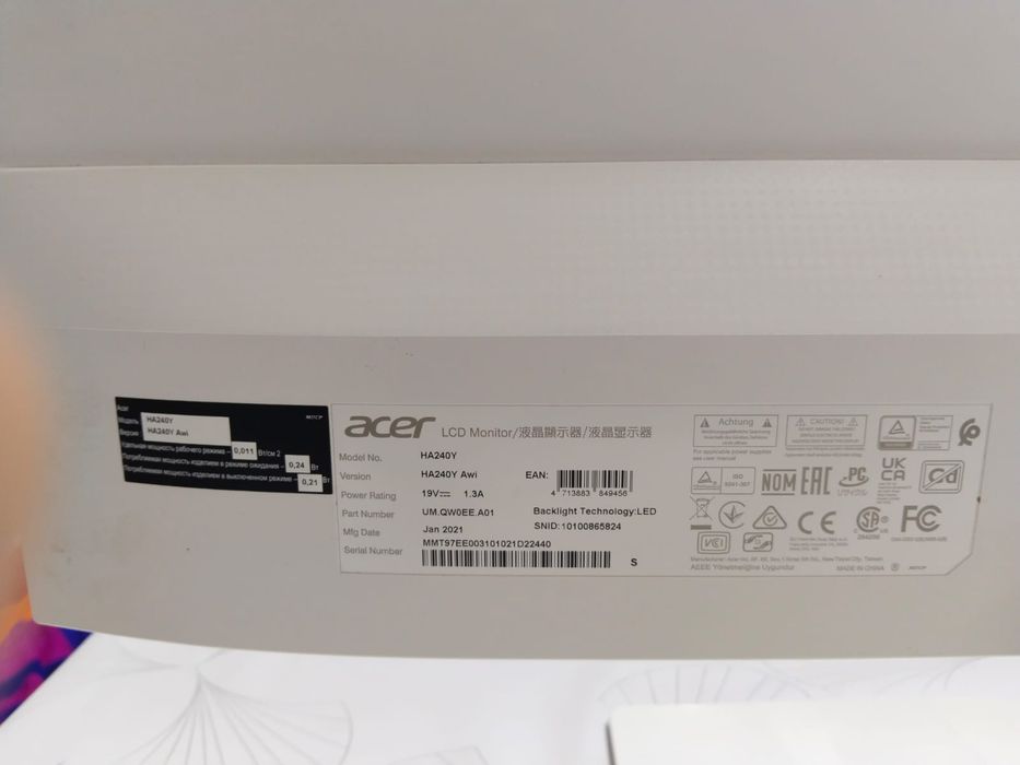 Монитор бар Acer