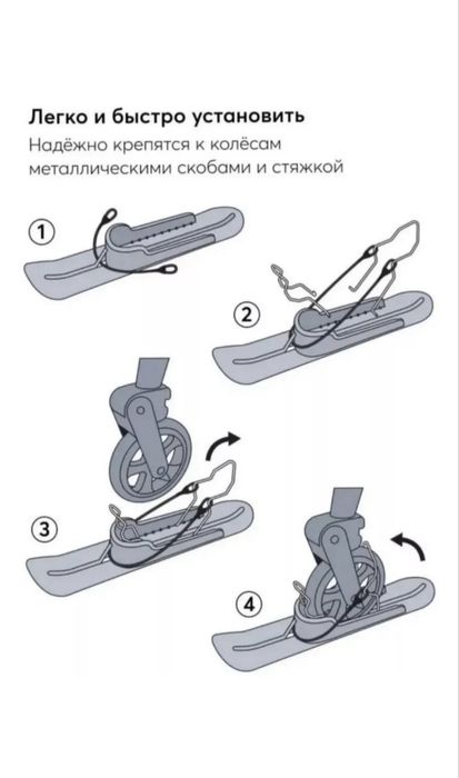 Лыжи на коляску