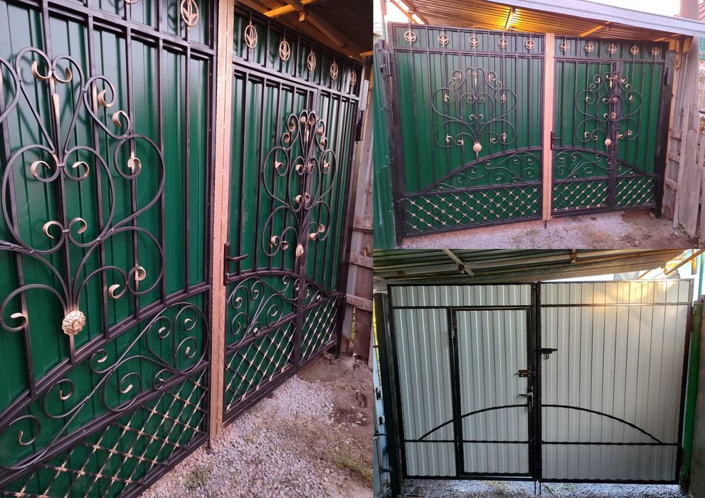 Ворота, калитки, заборы.