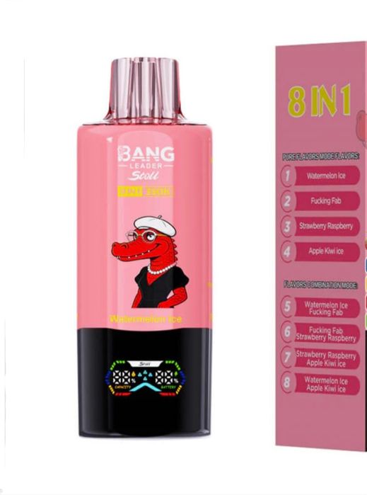 NOU! Vape BANG LEADER 350k!  8 arome diferite într-un singur dispoziti
