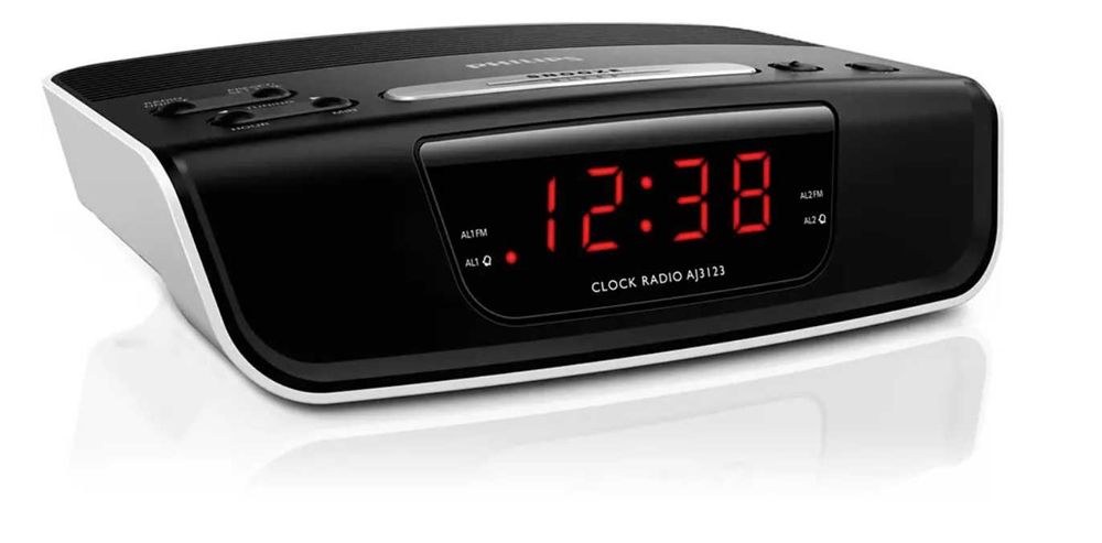 Радио с часовник Philips AJ3123/12, Radio FM, Digital
