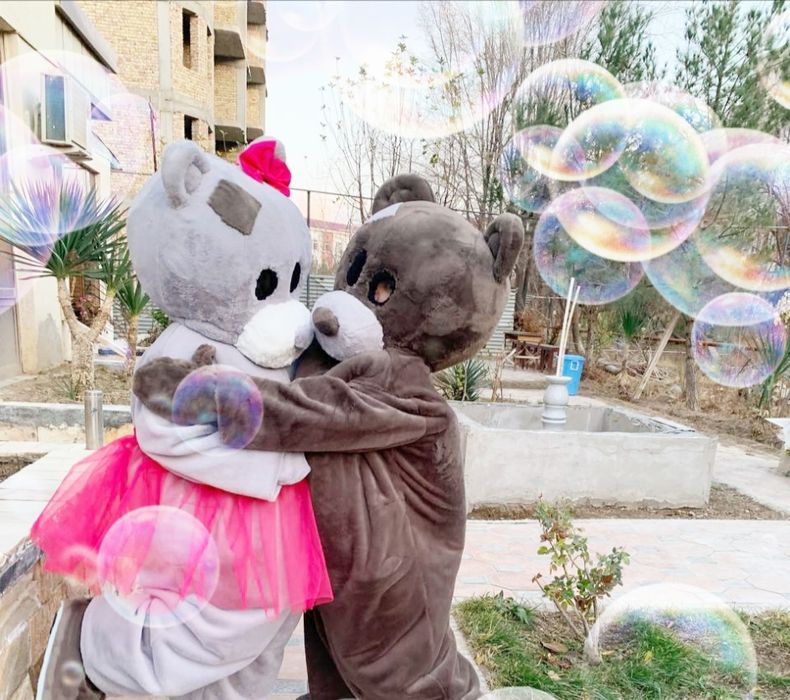 Ростовые игрушки Костюмы мульт персонажей.