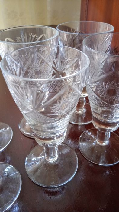 Set pahare lichior din semicristal