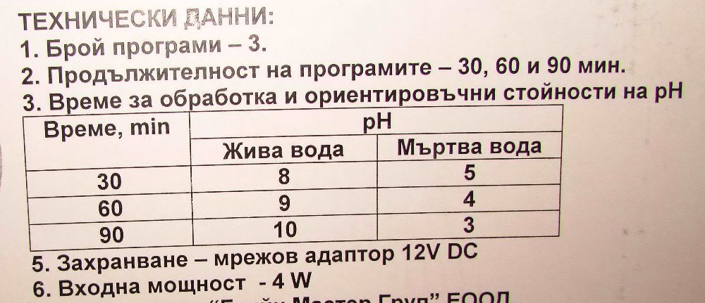 кана за жива и мъртва вода , активатор VODOLEК .