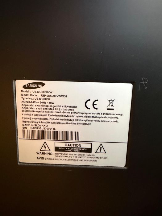 Телевизор Samsung 40”