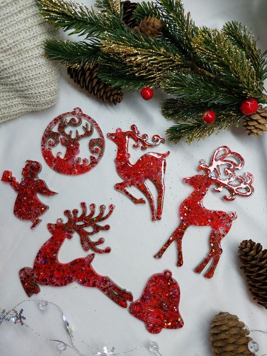 Елочные игрушки ручной работы