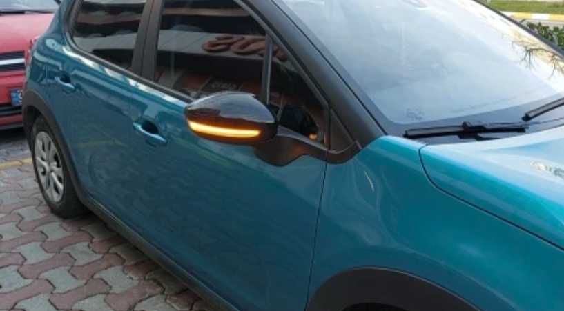 Динамични бягащи мигачи за огледалата за Пежо Ситроен Peugeot Citroen