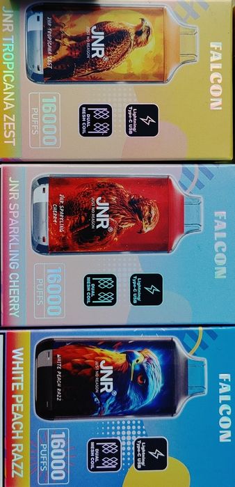 JNR falcon 16 k pufuri / JNR falcon X 18 k pufuri stoc nou