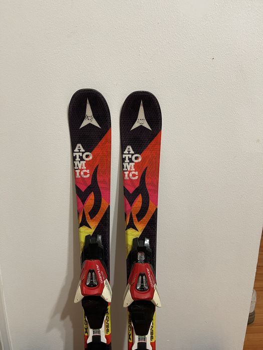 Schiuri copii 90 cm atomic cu clapati skiuri