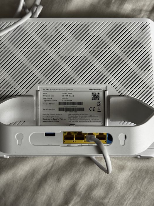 Ruter zyxel impecabil