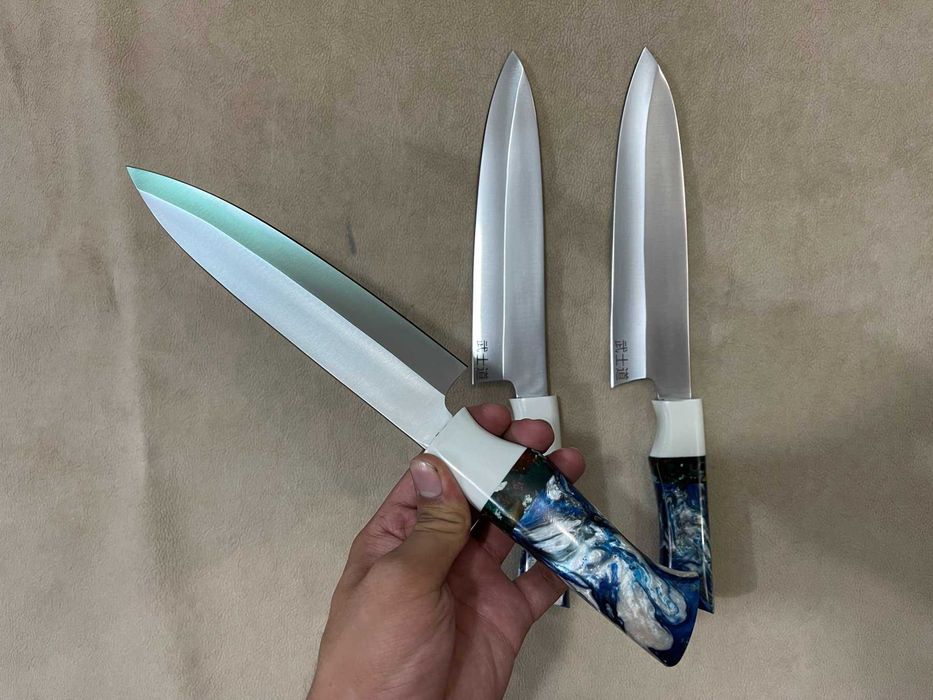 Cuțite Japoneze Handmade Gyuto 33cm  Oțel D2 Noi