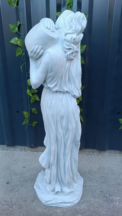 Statuie decorativă din marmură turnată – Femeie cu urcior – 72 cm (Interior / Exterior) - NOUĂ