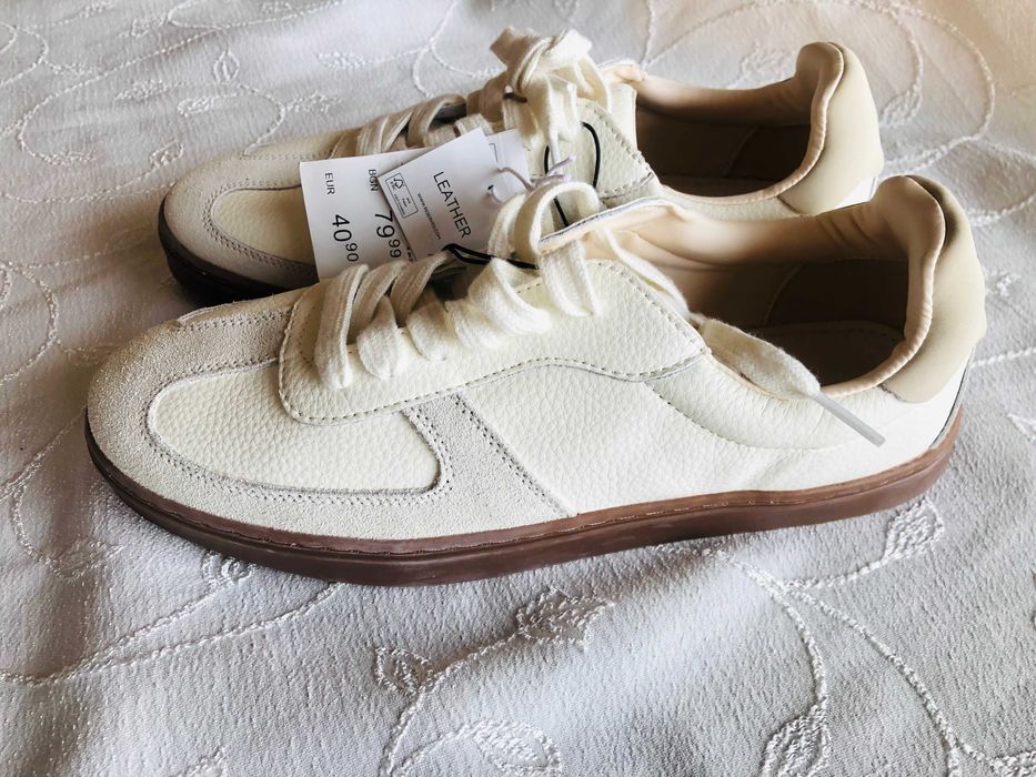 Маратонки/ сникърси/ спортни обувки Reserved естествена кожа №42 нови