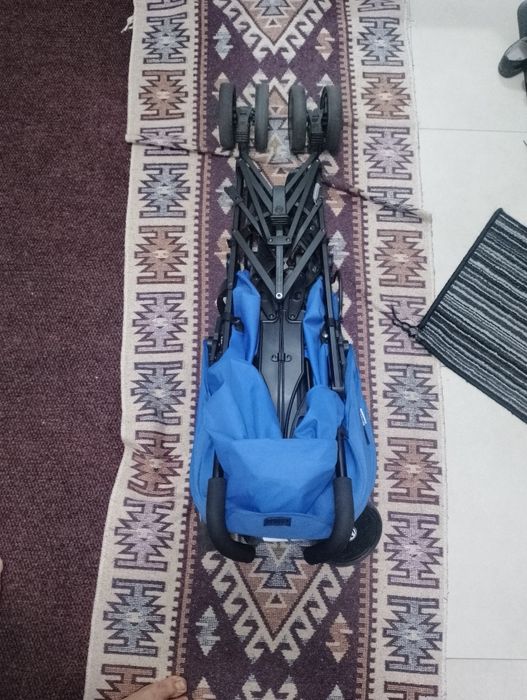 Carucior bebe budy golf albastru