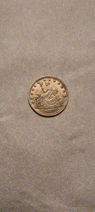 Banut de colectie statuia libertati de argint 1873 TRADE DOLLAR