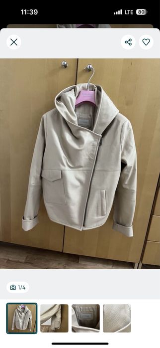 Geaca piele auriu L/XL