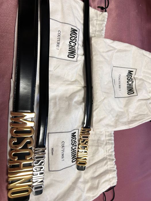 Оригинални Moschino колани естествена кожа