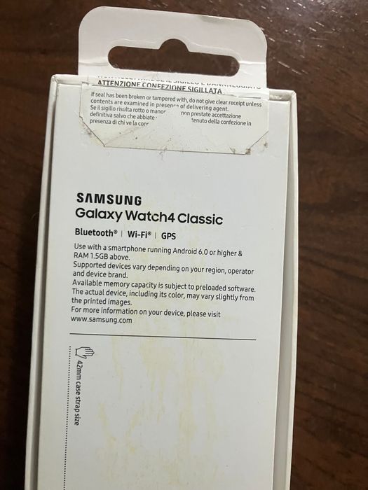 Vand ceas Samsung Smart Watch 4 Classic