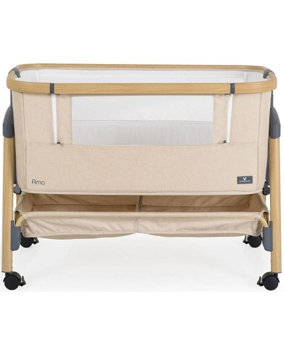 Бебешка кошара с подвижна преграда Cangaroo - Amo, бежова