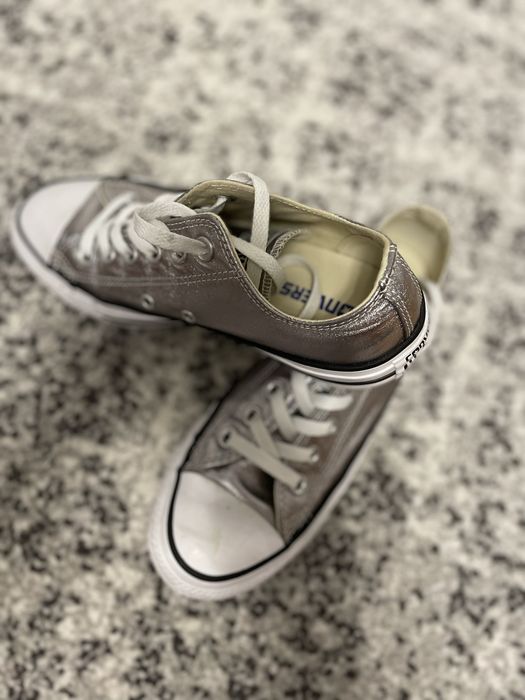 Tenisi Converse argintii