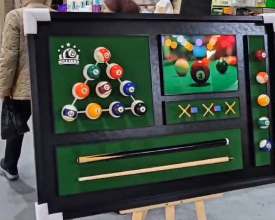 3D картина Бильярд