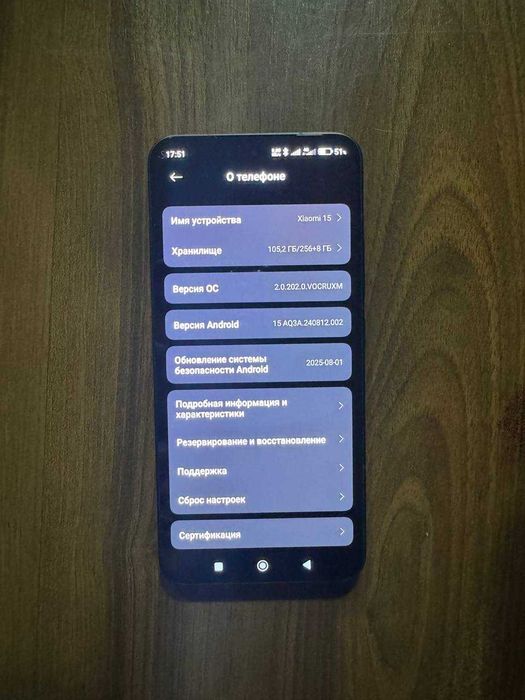 Xiaomi 15 12/256 глобалка с Ростест для России с 2 г. Гарантии