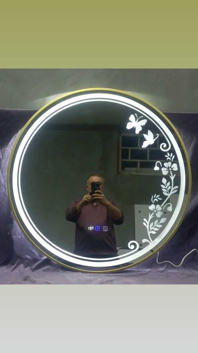 Зеркало с подсветкой на заказ